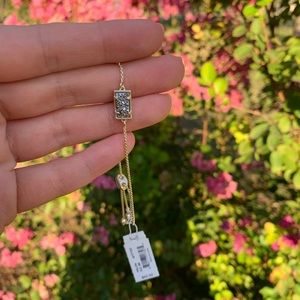Kendra Scott gold bracelet with platinum drusy